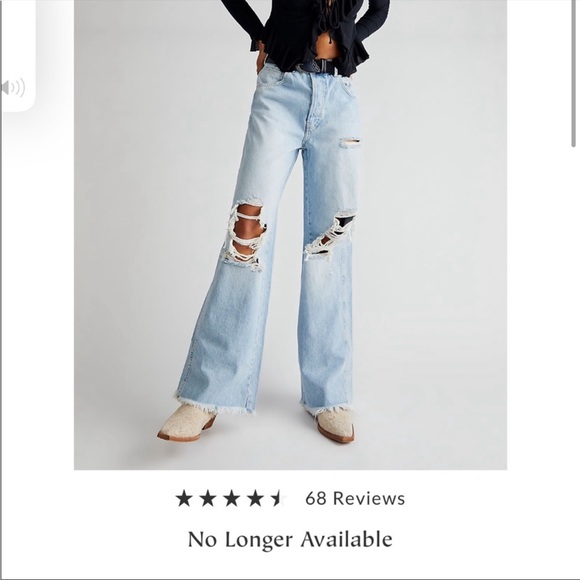 Free People Ollie wide leg jeans - Picture 1 of 5
